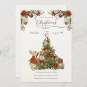 Peter Rabbit Christmas 招待状 (正面/裏面)