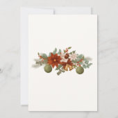 Peter Rabbit Christmas Baby Shower Invitation 招待状 (裏面)