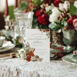 Peter Rabbit Christmas Birthday Invitation 招待状