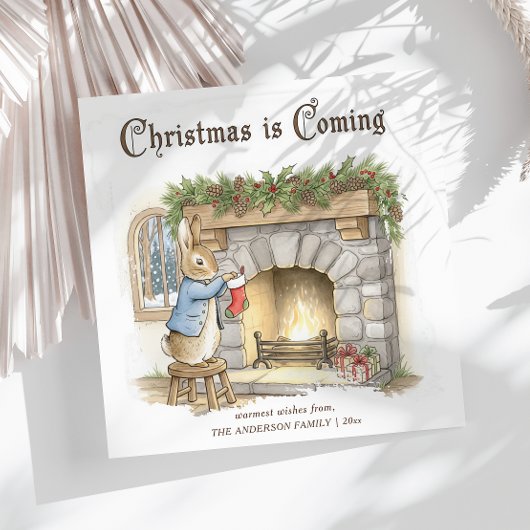 Peter Rabbit Cozy Christmas シーズンカード