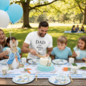 Peter Rabbit Dad of the Birthday Boy Party Family  Tシャツ