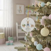 Peter Rabbit Garden Baby Shower Keepsake セラミックオーナメント