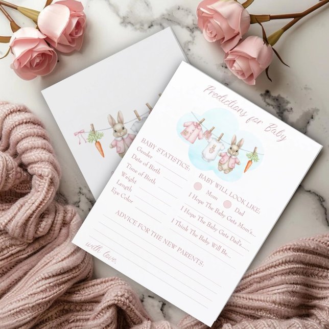 Peter Rabbit Girl Baby Shower Predictions Advice (クリエイターアップロード済み)