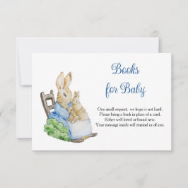 Peter Rabbit Mommy BooksベビーRSVPカード 出欠カード