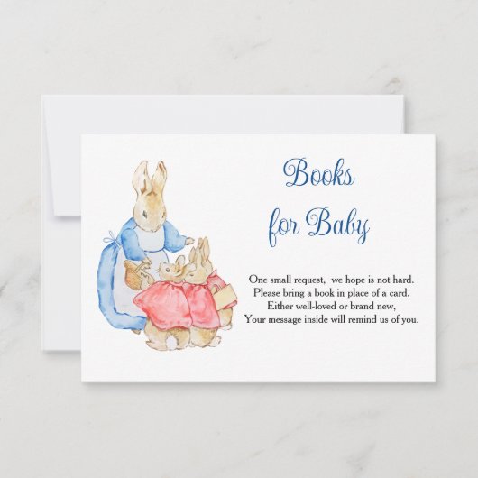 Peter Rabbit Mommy Books For Baby 出欠カード (正面)