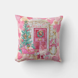 Peter Rabbit Pink Cushion Square クッション