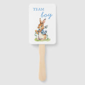 Peter Rabbit Team Girl or Team Boy Baby Reveal ハンドファン (裏面)