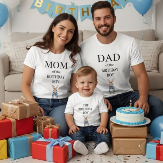 Peter Rabbit Toddler Party Birthday Boy  ベビーTシャツ