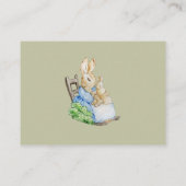 Peter Rabbit Watercolor Diaper Raffle Blue Wreath エンクロージャーカード (裏面)