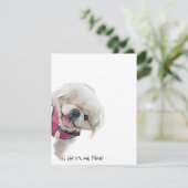 Peter Rottentailを搭載したノートカード サンキューカード (スタンド正面)