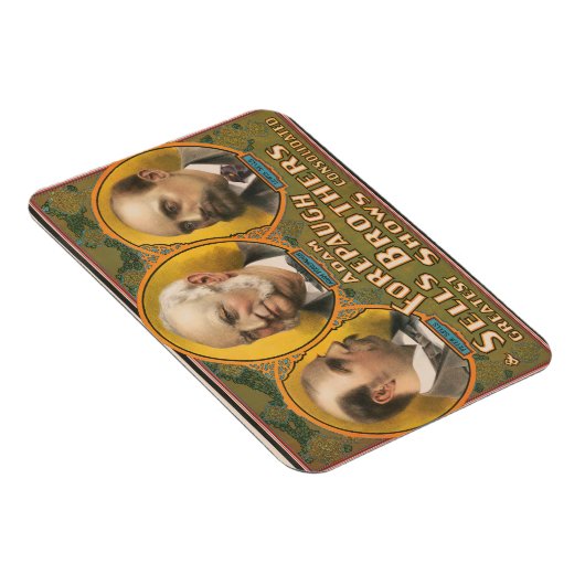 Peter Sells、Adam Forepaugh、Lewis Sells マグネット (右側)