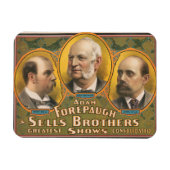 Peter Sells、Adam Forepaugh、Lewis Sells マグネット (横)