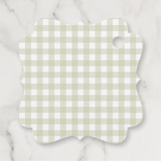 Peter the Rabbitモノグラムクレストジェンダー赤ちゃんシャワー フェイバータグ (裏面)