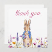 Peter the Rabbit  サンキューカード (正面/裏面)