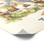 Peter The Rabbit – ベビーシャワーカードとギフト ポスター (角)