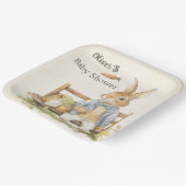 Peter The Rabbit – ベビーシャワー – ヴィンテージ ペーパープレート (傾斜あり)