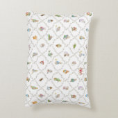 Peter the Rabbit Beatrix Trellis Floral Kids アクセントクッション (裏面(縦))