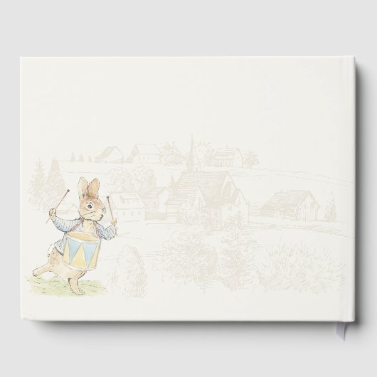 Peter the Rabbit Bunny Beatrix Baby Shower ゲストブック (裏面)