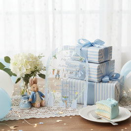 Peter the Rabbit Clothesline Baby Shower アクリル招待状