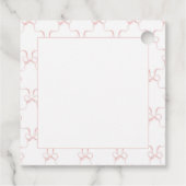 Peter the Rabbit Girl Clothesline Baby Shower フェイバータグ (裏面)