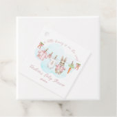 Peter the Rabbit Girl Clothesline Baby Shower フェイバータグ (インサイチュ)