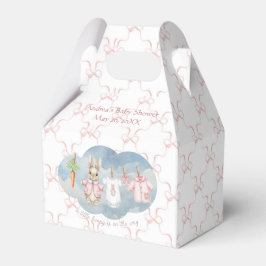Peter the Rabbit Girl Clothesline Baby Shower フェイバーボックス