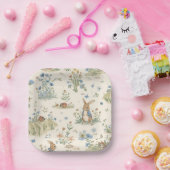 Peter The Rabbit Inspired Plates ペーパープレート (パーティー)