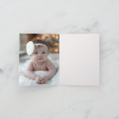 Peter the Rabbit Photo Baby Shower サンキューカード (内部)