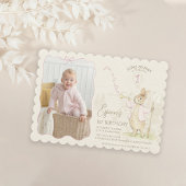 Peter the Rabbit Some Bunny 1st Birthday Photo 招待状