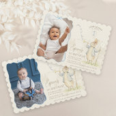 Peter the Rabbit Some Bunny 1st Birthday Photo 招待状