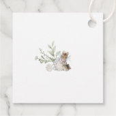 Peter the Rabbit Wildflower Baby Shower Thanks  フェイバータグ (裏面)