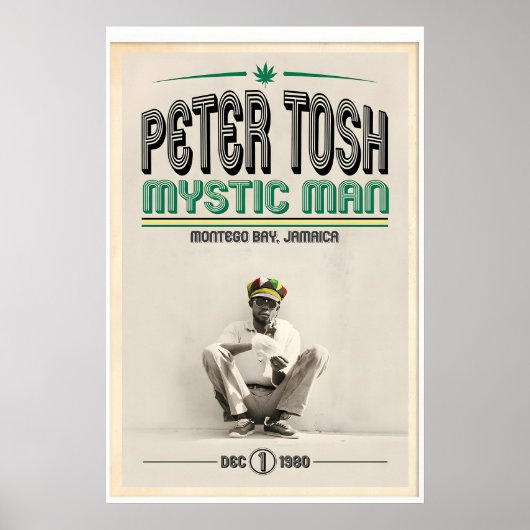Peter Tosh Live in Montego Bay, Original Print ポスター (正面)