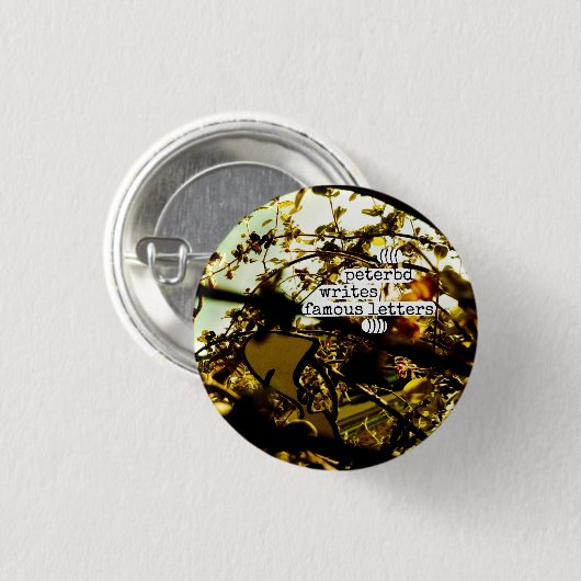 peterbdは有名な手紙を書きます 缶バッジ (正面&裏面)