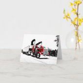 Peterbiltのメッセージカードを通って吹くこと カード (黄色い花)