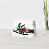 Peterbiltのメッセージカードを通って吹くこと カード (正面)