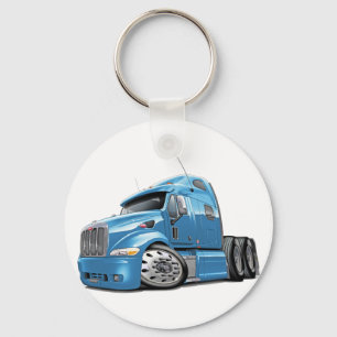 PeterbiltのLt Blue Truck キーホルダー