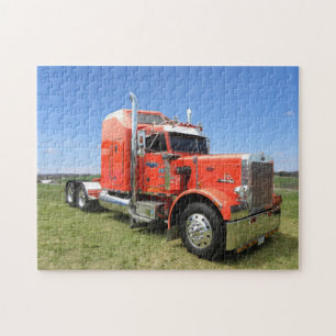 Peterbilt 359の航空機のパズル ジグソーパズル