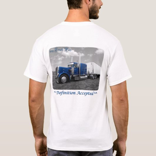 Peterbilt 359を定義して下さい tシャツ (裏面)