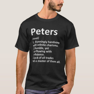 PETERSの定義 楽しい苗字 家系図 誕生日 Tシャツ