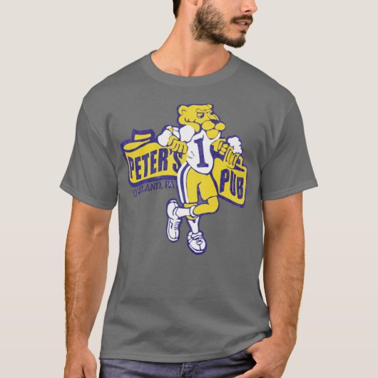 Peter's Pub - オークランド Tシャツ (正面)