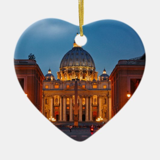 Petersdom in Rom - Italien セラミックオーナメント (正面)