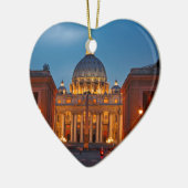 Petersdom in Rom - Italien セラミックオーナメント (左)