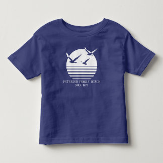 Petersen家族のビーチの幼児のTシャツ トドラーTシャツ