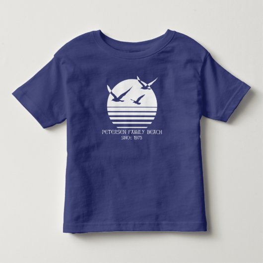 Petersen家族のビーチの幼児のTシャツ トドラーTシャツ (正面)