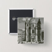 Peterskircheの眺め 缶バッジ (正面&裏面)