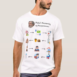 Pete's Heirarchy of Preferences Tシャツ