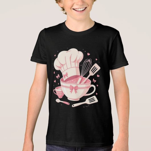 Petit bakery cooking club coquette  トライブレンドＴシャツ (正面)