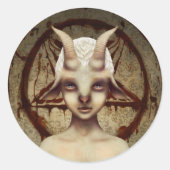 PETIT BAPHOMETシール ラウンドシール (正面)