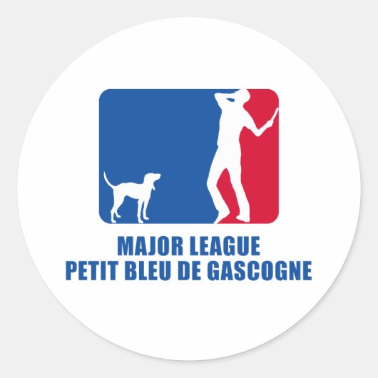 petit Bleu de Gascogne ラウンドシール (正面)