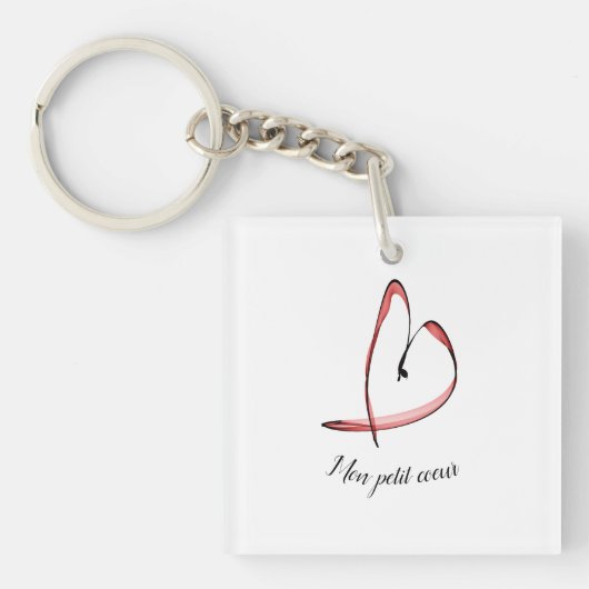 petit coeur キーホルダー (正面)